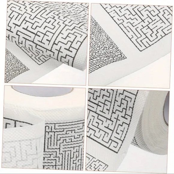 Maze Toilet Paper, Game Printed Toilet Paper Rolls-High-Quality Wo… - Picture 7 of 7